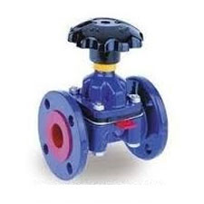 WEIR-A TYPE DIAPGRAGM VALVE FLANGED END INSIDE RUBBER LINED
